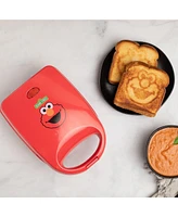 Uncanny Brands Sesame Street Elmo Single Sandwich Maker - Sesame Street Kitchen Appliance