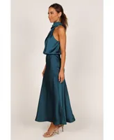 Petal and Pup Women's Anabelle Halter Neck Midi Dress