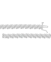 Diamond Swirl Tennis Bracelet (1/2 ct. t.w.)