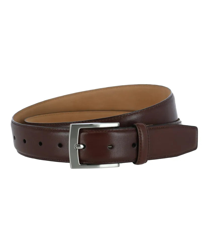 Trafalgar Men's Caleb 35mm Leather Casual Belt