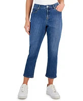 Style & Co Women's Mid-Rise Curvy Capri Jeans, Created for Macy's