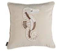 Safavieh Sanden Seahorse 18" x 18" Pillow