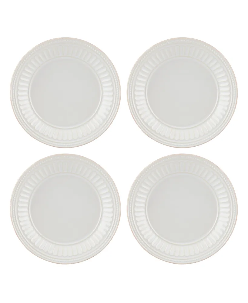 Lenox French Perle Groove Dessert Plates, Set Of 4