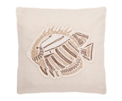 Safavieh Felina Fish 18" x 18" Pillow