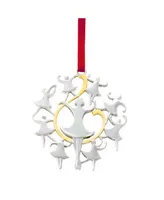 Nambe Twelve Days of Christmas Ornament, 9 Ladies Dancing