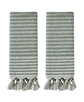 Skl Home Long Borough Turkish Cotton 2 Piece Hand Towel Set, 26" x 16"