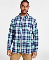 Levi's Men's Worker Relaxed-Fit Plaid Button-Down Shirt, Created for Macy's