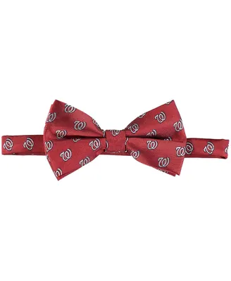 Men's Red Washington Nationals Repeat Bow Tie