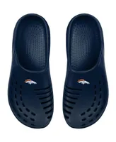 Youth Boys and Girls Foco Navy Denver Broncos Sunny Day Clogs