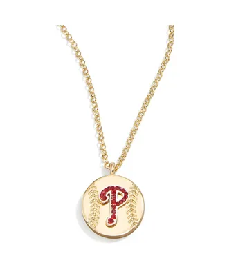 Women's Baublebar Philadelphia Phillies Pendant Necklace - Gold