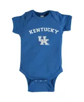 Newborn and Infant Boys Girls Royal Kentucky Wildcats Arch & Logo Bodysuit