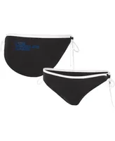 Women's G-iii 4Her by Carl Banks Black Los Angeles Rams Perfect Match Bikini Bottom