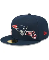 Men's New Era Navy England Patriots Identity 59FIFTY Fitted Hat