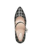 Bandolino Women's Kirsten Mary Jane Pumps - Black, White Houndstooth