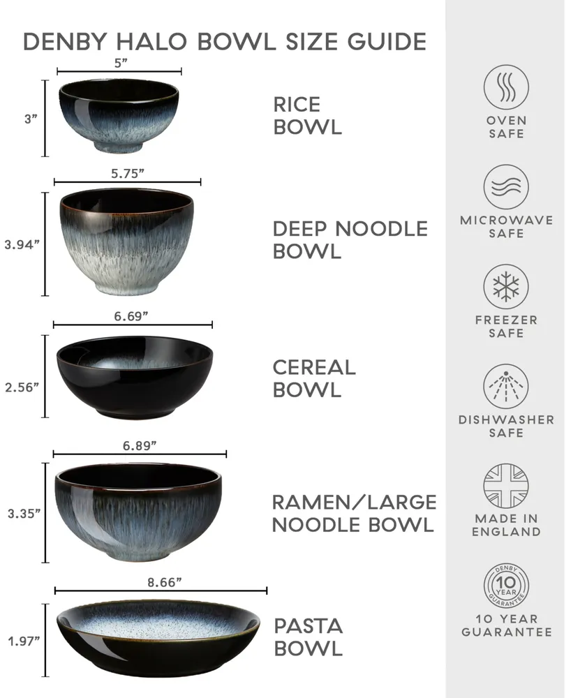 Denby Halo Collection Ramen/Large Noodle Bowl