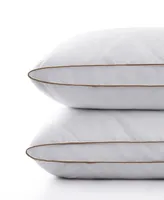 Unikome 100% Cotton Medium Support Feather Down 2-Pack Pillow