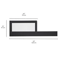 BreathableBaby Breathable Mesh Toddler Bed Conversion Kit for 3-in-1 Convertible Crib