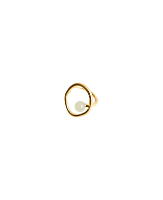 seree Cosmos — Jade bead gold statement ring