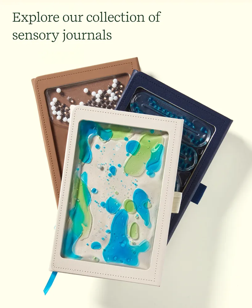 Lifelines "Shake It Up" Sensory Journal - with Tactile Cover and Embossed Paper