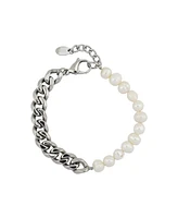 Page Pearl and Chain Bracelet