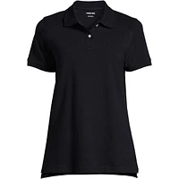 Lands' End Women's School Uniform Short Sleeve Mesh Polo Shirt