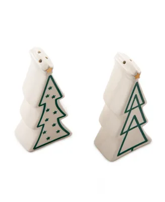 Thirstystone Christmas Tree Salt and Pepper Shakers, Set of 2