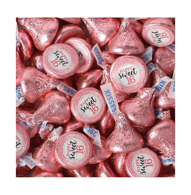 131 Pcs Christmas Candy Chocolate Party Favors Hershey's Miniatures &  Kisses by Just Candy (1.65 lbs, Approx. 131 Pcs) - Merry Christmas
