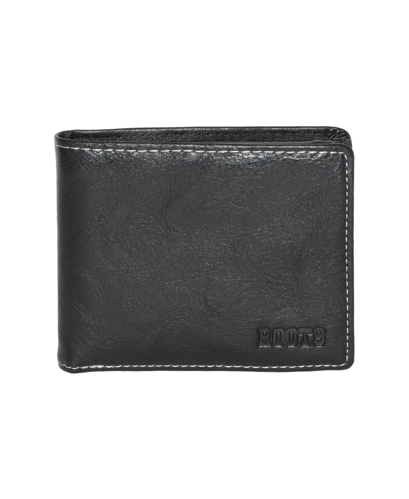 Roots Men's Men Slim Wallet with Flip Up Passcase