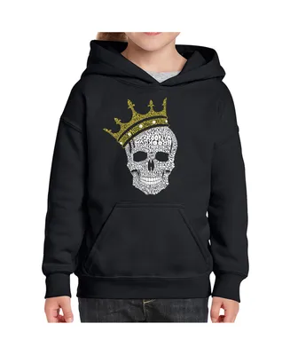 La Pop Art Girls Word Hooded Sweatshirt - Brooklyn Crown