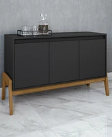 Manhattan Comfort Gales 48.5" Medium Density Fiberboard 4-Drawer Sideboard