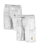 Men's Colosseum White Arizona State Sun Devils Realtree Aspect Ohana Swim Shorts