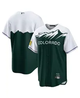 Men's Nike Green Colorado Rockies City Connect Replica Team Jersey