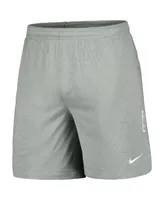 Men's and Women's Nike Black, Gray Wnba Logowoman Team 13 Performance Reversible Shorts