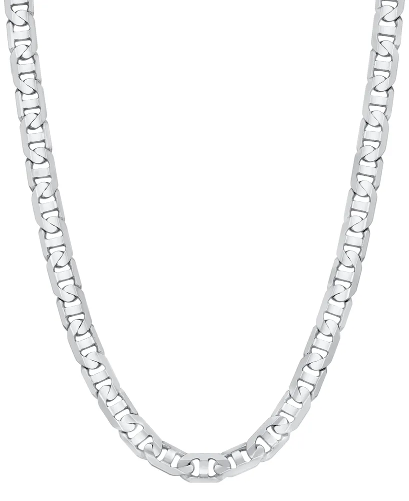 Men's Mariner Link 22" Necklace (6-1/2mm) in Sterling Silver