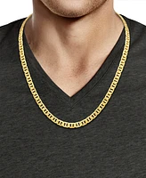 Men's Mariner Link 22" Necklace (6-1/2mm) in 14k Gold-plated Sterling Silver