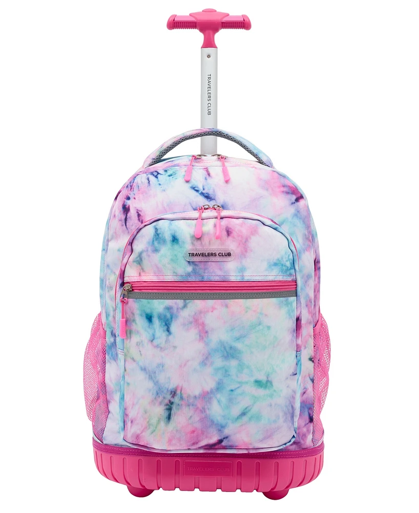 Travelers Club Finley Collection 18" Rolling Backpack