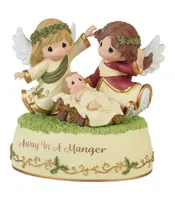 Precious Moments "Away in A Manger" Resin Musical