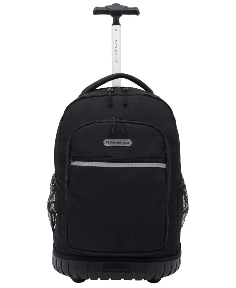 Travelers Club Finley Collection 18" Rolling Backpack