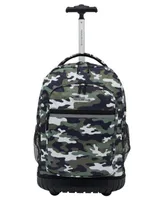 Travelers Club Finley Collection 18" Rolling Backpack