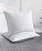 Unikome 2 Pack Premium 100 Cotton Down Around Design Down Feather Bed Pillows Collection
