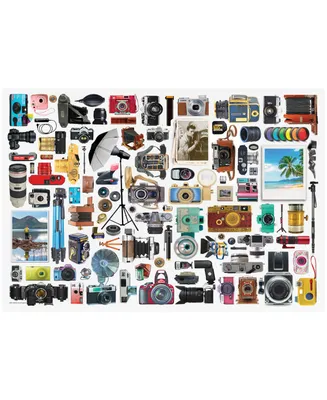 Eurographics Incorporated Classic Cameras Collectible Shaped Tin Puzzle, 550 Pieces