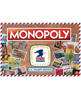 Usaopoly Monopoly Game U.s. Stamps Edition