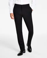 Alfani Men's Slim-Fit Stretch Black Tuxedo Pants, Created for Macy's