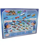 Popular Playthings Micro Mix or Match Vehicles Set, 27 Pieces