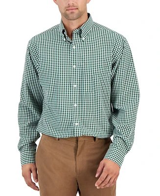 Club Room Men's Regular Fit Traveler Dress Shirt, Created for Macy's