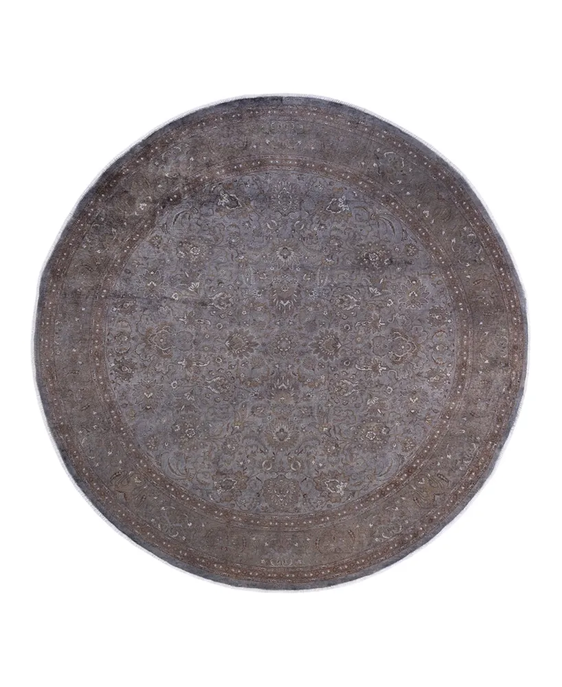 Adorn Hand Woven Rugs Fine Vibrance M1582 10'1" x 10'2" Round Area Rug