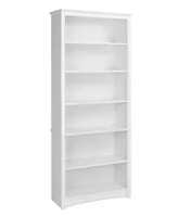 Prepac 31.5" 6-Shelf Composite Wood Home Office Standard Bookcase