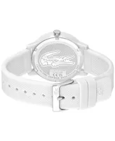 Lacoste Unisex L.12.12 White Silicone Strap Watch 42mm