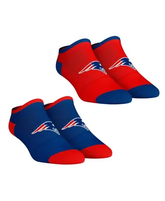 Women's Rock 'Em Socks New England Patriots Core Team 2-Pack Low Cut Ankle Sock Set