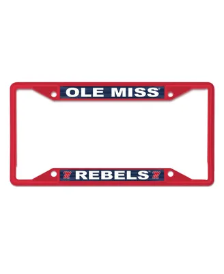 Wincraft Ole Miss Rebels Chrome Color License Plate Frame